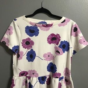 Peplum Short sleeve Elle Shirt